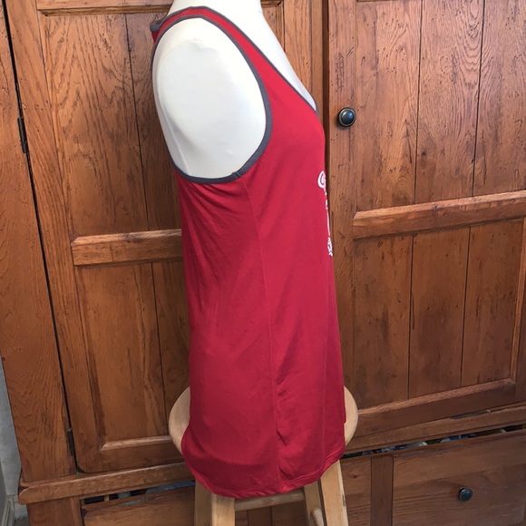 🆕TROY TROJANS⚔️Maroon & White Tank♥️Ladies Small - Picture 3 of 9